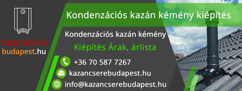 Kondenzációs kazán kémény kiépítése 800